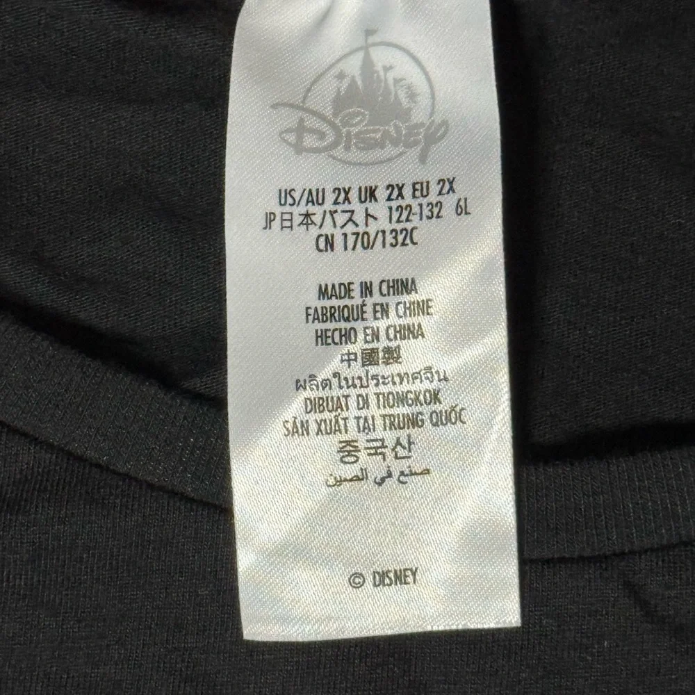 Disney Black T-Shirt with Sequence Mickey Design - Picture 4 of 5